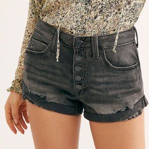 Black Free People Cut off shorts